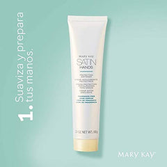Close up of Mary Kay Satin Hands Nourishing Shea Cream texture showing creamy consistency