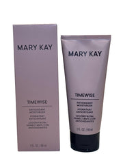 Mary Kay Timewise moisturizer jar closeup showing creamy texture for smoother skin