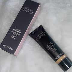 Mary Kay Timewise Matte 3D Foundation Beige W160 for lasting matte coverage and all-day wear.
