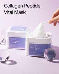 Mary&May Collagen Peptide Vital Mask 30 sheets showcases convenient daily care on the go