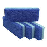 MARYTON front view of four blue pumice stones showing bundle and color for convenient replacement