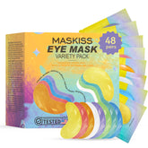 Maskiss Under Eye Patches 8-color pack offers varied care for tired eyes and gentle brightening.