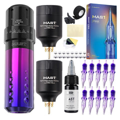 MAST TATTOO Mast Flip front view cordless pen for precise line work