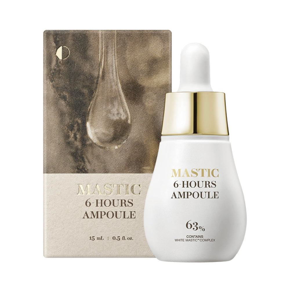 Mastina Mastic Ampoule dropper bottle for easy, even application and quick absorption.