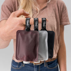 Matador FlatPak flip-cap-dispense enables convenient one-handed dispensing during travel.