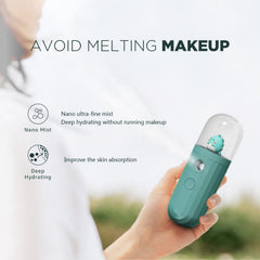Mate2GO Nano Mister handheld-use with one-hand operation for quick refresh.