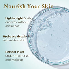 MATKAS Serum application pump shows easy, mess-free layering under makeup