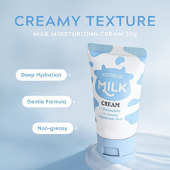 Mauiluxy Milk Skin Care Teens Night Mask provides deep hydration overnight