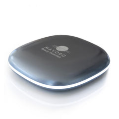 Mavoro LED travel mirror front close-up showcases compact design for on-the-go makeup.