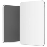 Mavoro magnetic locker mirror frameless provides quick, secure visibility on metal surfaces