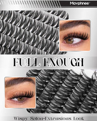 Mavphnee CD-curly lashes close-up offering natural lift with dramatic sweep