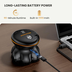 MAXGROOM dual-speed power offers gentle and powerful modes for different hair types.
