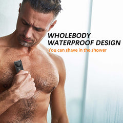 MAXGROOM IPX7 waterproof trimmer ready for wet or dry use