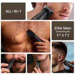 MAXGROOM V-shaped body trimmer head reaches hard-to-reach spots with precision