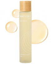 MAY COOP Moisture Essence Toner bottle front for lightweight hydration on dry skin.