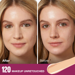 Maybelline Instant Age Rewind brightener at inner eye for luminous highlight