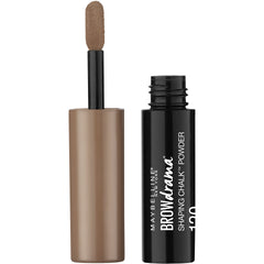 Maybelline Brow Drama compact packaging shown for easy travel touch-ups