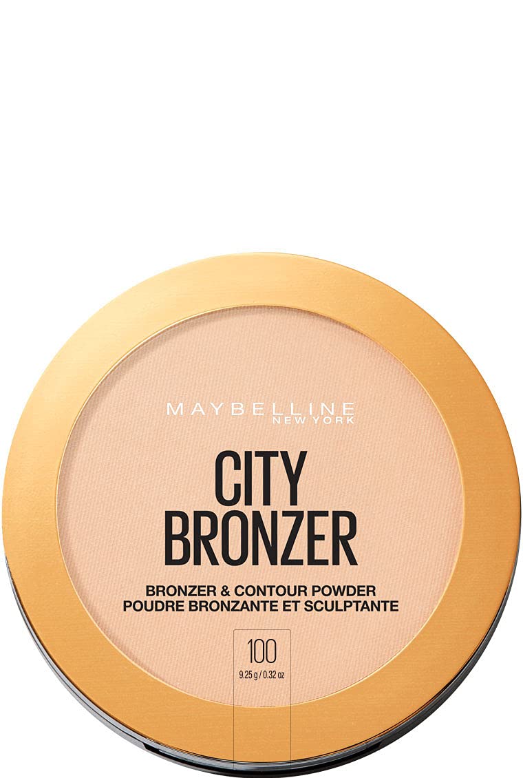Maybelline City Bronzer compact front shows warm glow for natural sun-kissed look