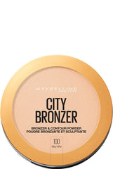 Maybelline City Bronzer compact front shows warm glow for natural sun-kissed look