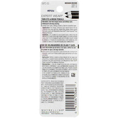 Maybelline Expert Eyes packaging close-up highlighting waterproof longwear formula