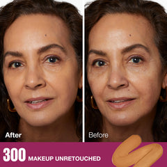 Maybelline Instant Age Rewind Eraser sponge close-up for seamless blending.