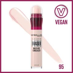 Maybelline Instant Age Rewind Eraser wand application demonstrating micro-corrector for precise coverage