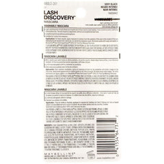 Maybelline Lash Discovery lashes before and after show length and definition.
