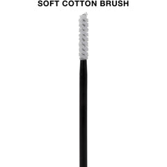 Maybelline Lash Serum applicator wand in use for precise lash conditioning