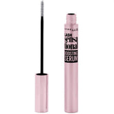 Maybelline Lash Serum bottle close-up showing conditioning formula for healthier lashes