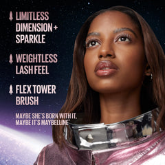 Maybelline Sky High topper brows highlights subtle shimmer and definition.