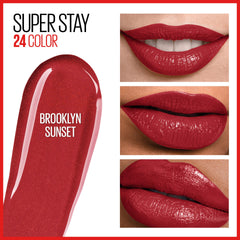 MAYBELLINE Super Stay 24: bálsamo labial humectante para labios suaves.