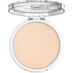 Maybelline Super Stay Hybrid Powder shade 120 swatch demonstrates medium-to-full matte coverage.