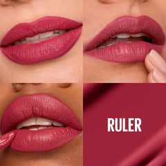 Maybelline Super Stay Matte Ink arrow applicator closeup enables precise, smooth application.