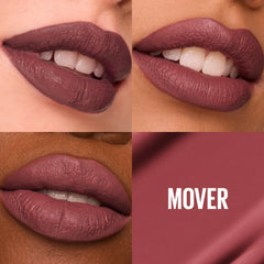 Maybelline Super Stay Matte Ink Mover on lip in a day to night look, versatile shade.