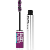 Maybelline The Falsies Lash Lift Waterproof Mascara brush closeup showing lifted lashes