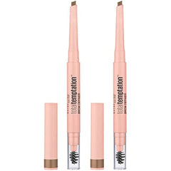 Maybelline Total Temptation Eyebrow Definer Pencil Blonde closeup of teardrop tip for natural definition