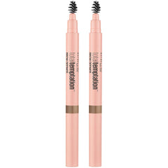 Maybelline Total Temptation Eyebrow Definer Pencil Blonde with spoolie for blending to soft brows
