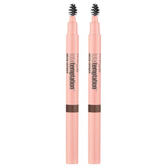 Maybelline Total Temptation Eyebrow Definer Pencil spoolie blending for easy, natural arches