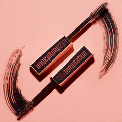 Maybelline Total Temptation mascara lashes after full volume build