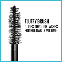Maybelline Total Temptation wand shown for defined, separated lash performance.