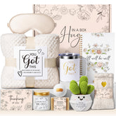 Mayicivo Get Well Gifts blanket close-up shows luxurious warmth for cozy recovery moments