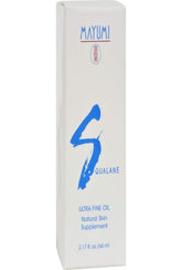Mayumi Squalane Skin Oil bottle with pump demonstrates lightweight hydration and barrier support.