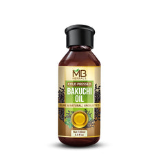 MB Herbals Bakuchi Oil dropper usage demonstrates easy external skin and hair care application