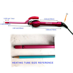 MBHAIR curling wand swivel cord enables easy, tangle-free styling