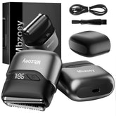 Mbzoey mini electric razor with foil head for smooth contour shaving