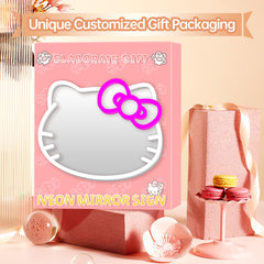 MCJSGSP makeup mirror with lights supports precise makeup application.