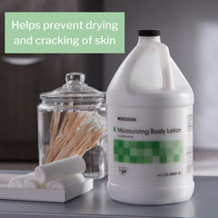 McKesson lotion 1gal hand-application shows soothing moisture for daily use