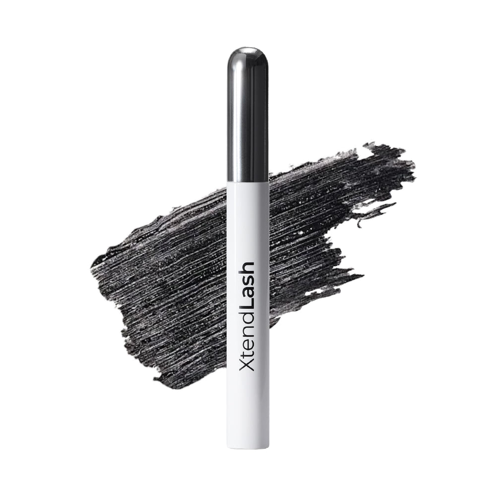 MCoBeauty Xtendlash tubing mascara black wand for precise lift and length.