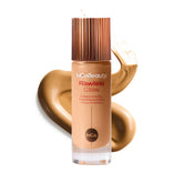 MCoBeauty Flawless Glow bottle shows luminous filter for dewy radiance