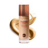 MCoBeauty Flawless Glow bottle pour shows instant radiance and smooth texture